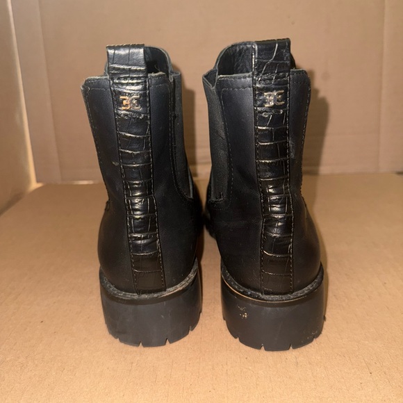 Sam Edelman Black Leather Combat Boots - Picture 3 of 3
